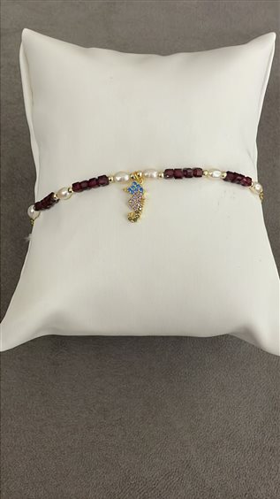 Bracciale Misis Donna in Argento Granato BR08501 - BR08501